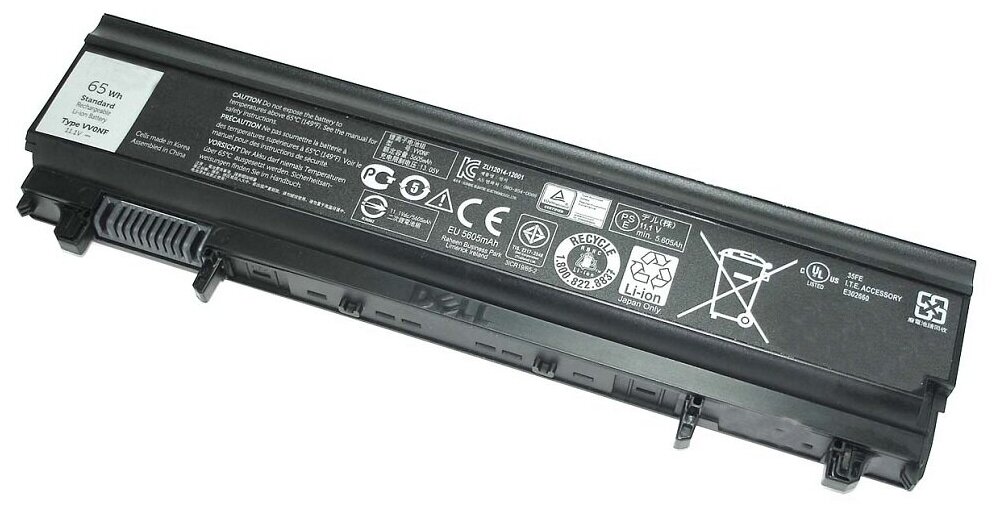 Аккумуляторная батарея для ноутбука Dell Latitude E5540 E5440 11.1V 65Wh VVONF