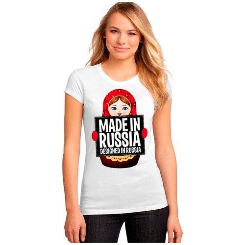 фото Футболка drabs, размер xxl, белый