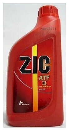 Масло трансмиссионное ZIC ATF Dexron III VHVI синт. (GM, Ford) (1л) (12)