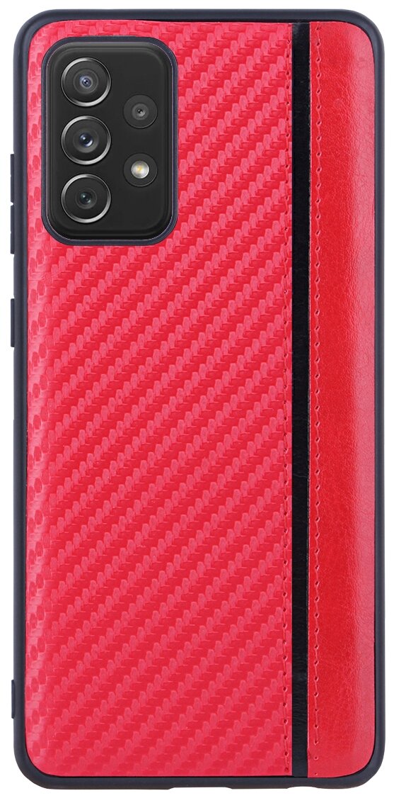 Чехол G-Case для Samsung Galaxy A72 SM-A725F Carbon Red GG-1362