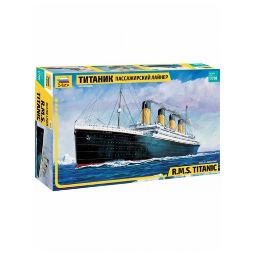 Сборная модель Пассажирский лайнер Титаник, Звезда сборные модели звезда пассажирский лайнер титаник 1 700 150 элементов