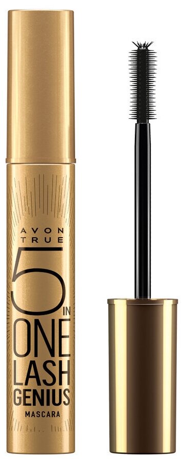 AVON Тушь для ресниц True 5 in One Lash Genius, blackest black