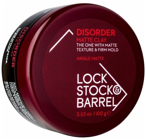 Lock Stock & Barrel Disorder Ultra Matte Clay - Ультра-матовая глина для скульптурирования 100 гр