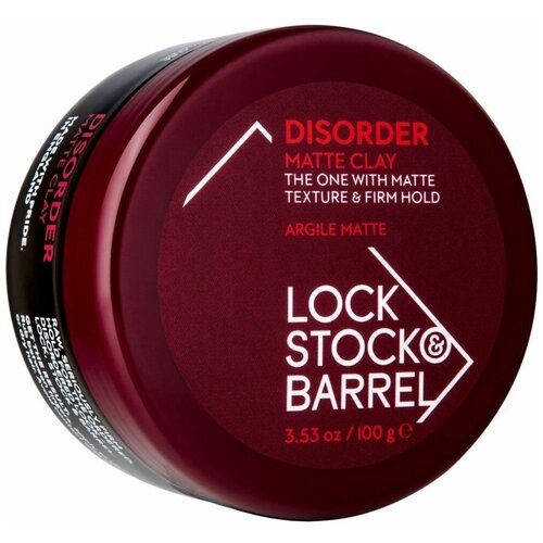 Lock Stock  & Barrel Disorder Ultra Matte Clay - Ультра-матовая глина для скульптурирования 100 гр