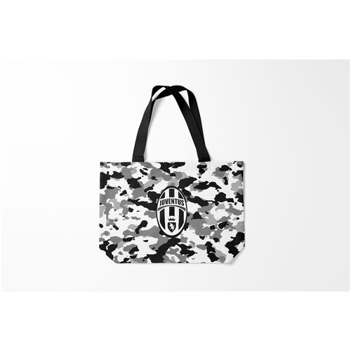 фото Сумка-шоппер / 46х35 см / футбол / juventus fc camouflage burnettie