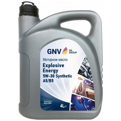 Моторное масло GNV EXPLOSIVE ENERGY SYNTHETIC 5w-30 ACEA A5/B5 - (канистра 4 л.)