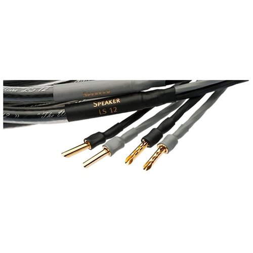 Акустический кабель Single-Wire Banana - Banana Silent Wire LS12 mk2 2x2.5m Bi-Wire акустический кабель silent wire ls16 mk2 black 2x2 5m bi wire
