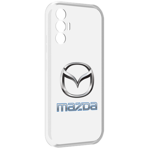 Чехол MyPads mazda-мазда-4 мужской для Tecno Pova 3 задняя-панель-накладка-бампер