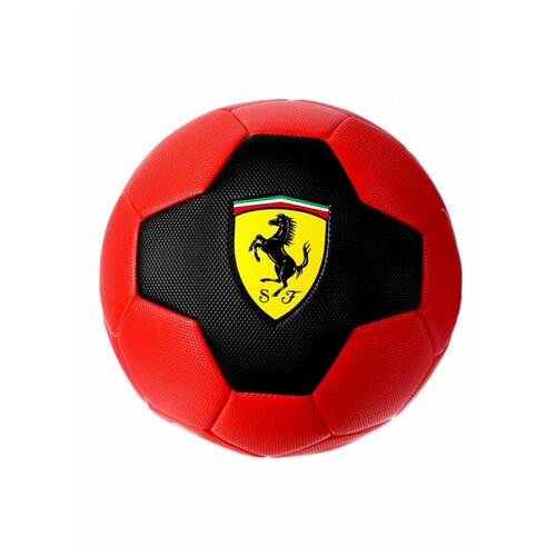 Мяч Ferrari размер 5 красный с черным 