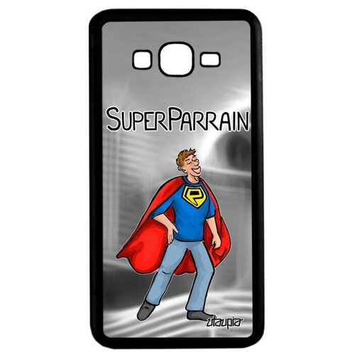 фото Красивый чехол для смартфона // galaxy grand prime // "суперкрестный" герой папа, utaupia, светло-зеленый