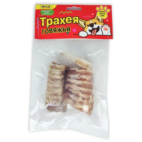 Лакомство для собак, Говяжья трахея сушеная АКД, 60 г