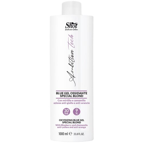 Гель-окислитель AMBITION TECH 9 % SHOT с синим пигментом 1000 мл
