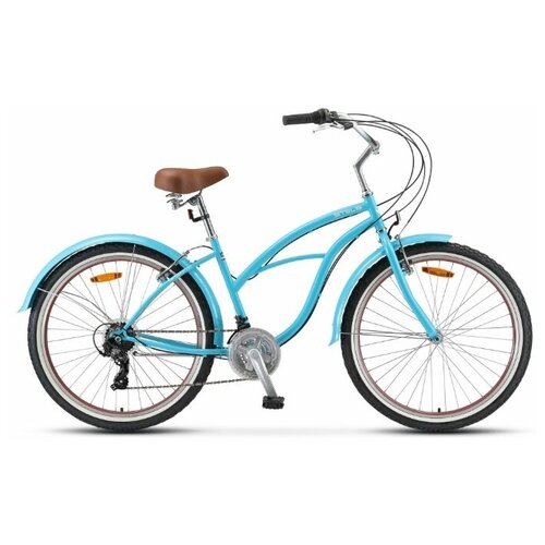 фото Городской велосипед stels navigator 150 lady 26" 21-sp v010 (2020), рама 17, синий