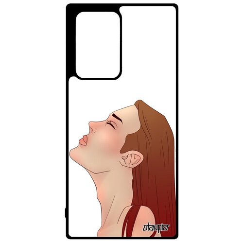 фото Защитный чехол на телефон // galaxy note 20 ultra // "надежда" стиль манга, utaupia, белый