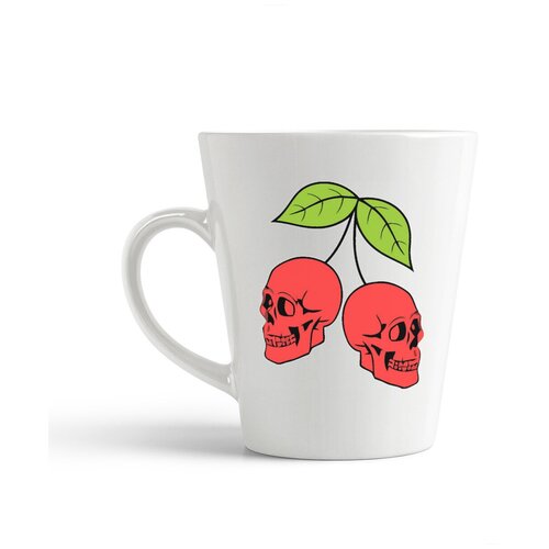 фото Кружка-латте coolpodarok "ягоды череп"
