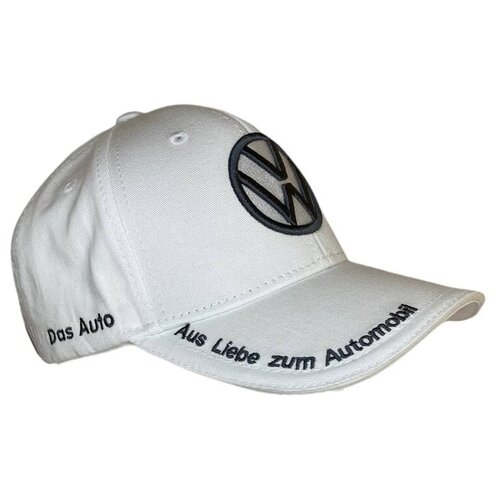 фото Бейсболка бини volkswagen мужская бейсболка фольксваген / volkswagen мужская кепка, размер 55-58, белый