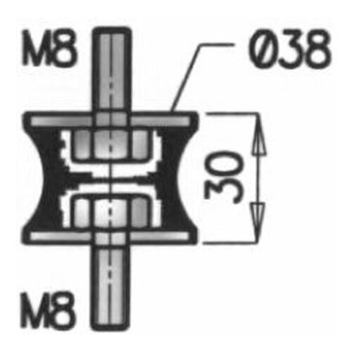 Крепление глушителя Dinex 21822