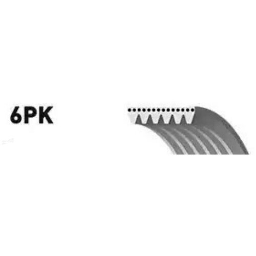 фото Gates gates ремень ручейковый gates 6pk1823xs