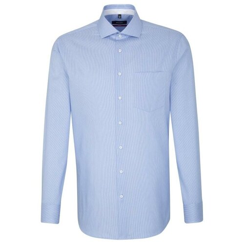 фото Рубашка seidensticker размер 42 голубой/белый