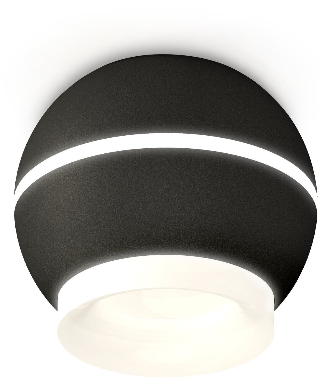 Накладной светильник XS1102041 SBK/FR черный песок/белый матовый MR16 GU5.3 LED 3W 4200K (C1102, N7165)