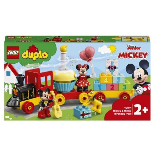 Конструктор LEGO DUPLO Disney 10941 Праздничный поезд Микки и Минни, 22 дет.