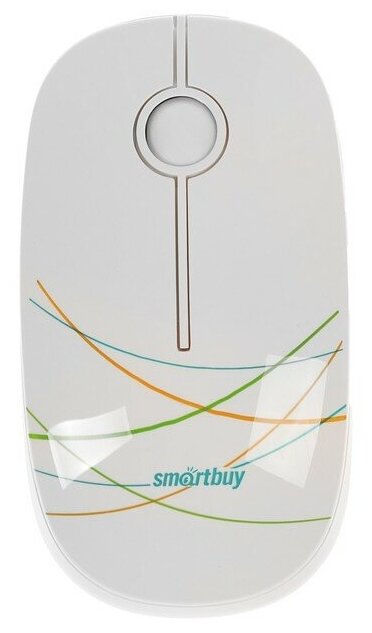 Smartbuy Комплект клавиатура и мышь Smartbuy 218346AG, беспроводной, мембранный, 1500 dpi, белый