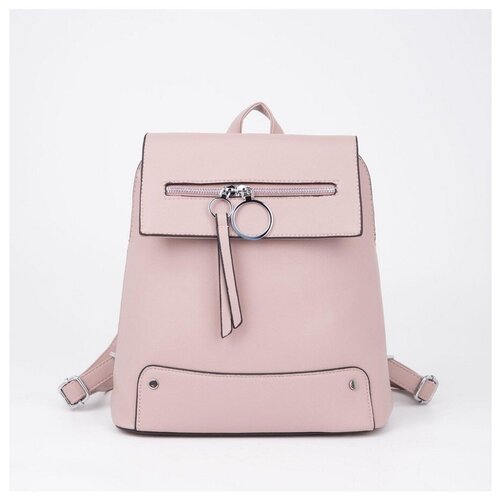 Женская сумка-рюкзак Sima Land Сима-ленд розового цвета