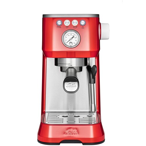 Кофеварка рожковая Solis Barista Perfetta Plus, краcный