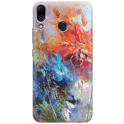 фото Re:pa накладка transparent для asus zenfone 5z (zs620kl) с принтом "весенний взрыв"