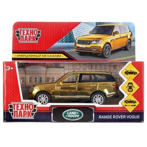 Модель VOGUE-12CH-GD RANGE ROVER VOGUE Хром золотой Технопарк в коробке машинка технопарк range rover vogue хром 12 см золотой vogue 12ch gd