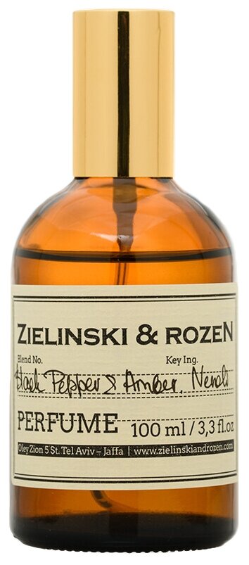 Парфюмерная вода Zielinski & Rozen Black Pepper & Amber, Neroli, 100 мл