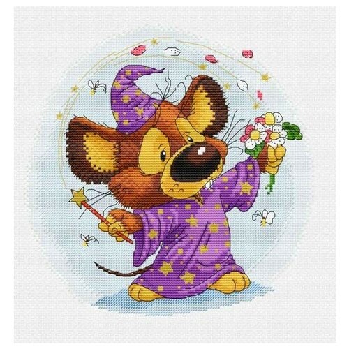 фото Набор волшебник вышивка крестом 27х27 белоснежка 130-14