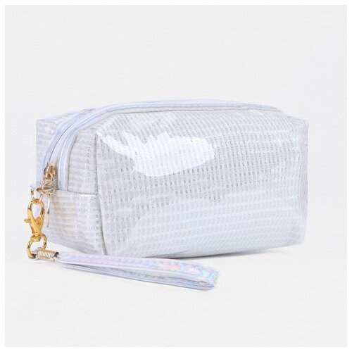 Косметичка Gorodok на молнии, белый