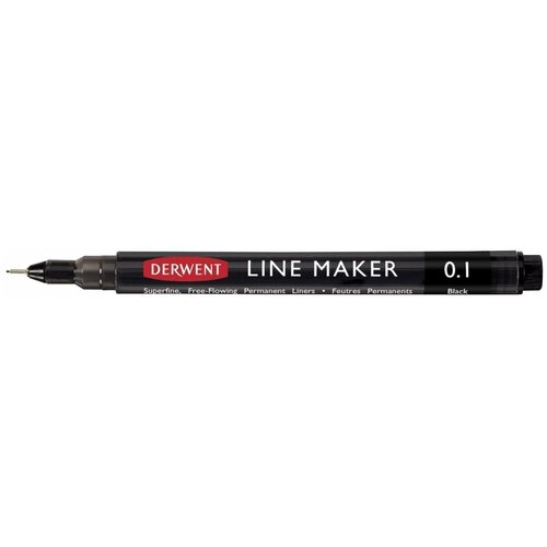 Набор капиллярных ручек Derwent Line Maker 3шт черный