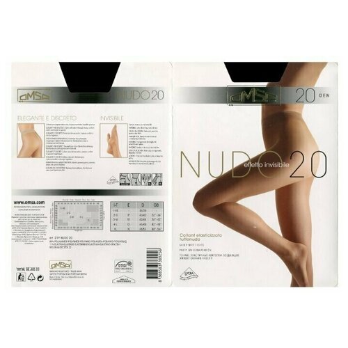 Omsa Nudo 20 Nero 5 (XL)