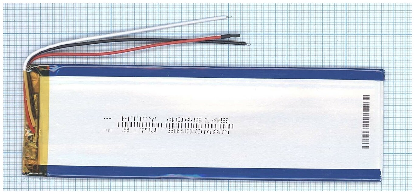 Аккумулятор Li-Pol (батарея) 4x45x145mm 3pin 3.7V/3800mAh