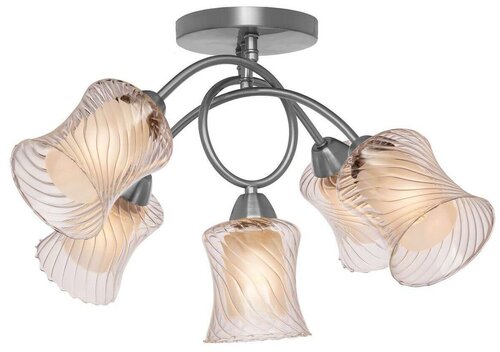 Люстра Silver Light Evita, E27, 300 Вт, кол-во ламп: 5 шт., цвет: хром