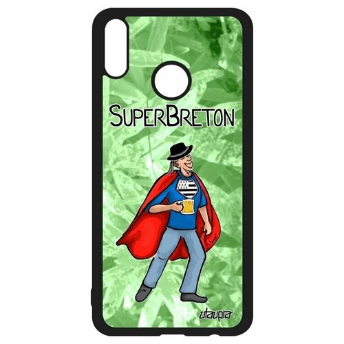 фото Чехол на мобильный honor 8x, "супербретонец" юмор веселый utaupia