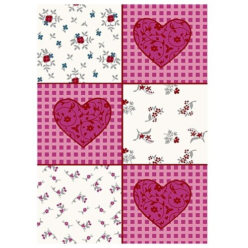 Детский ковер CONFETTI KIDS, 100х150см ROMANTIC, розовый