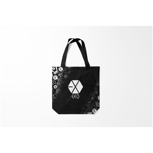 фото Сумка-шоппер / 40х40 см / k pop / exo band burnettie