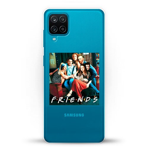 фото Силиконовый чехол друзья на samsung galaxy a12 andy & paul