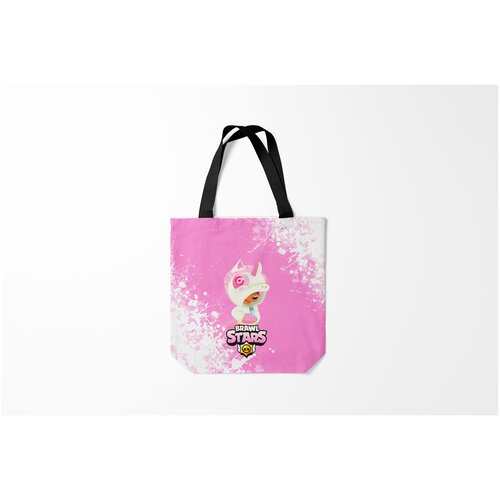 фото Сумка-шоппер / 40х40 см / геймерам / brawl stars leon unicorn. burnettie