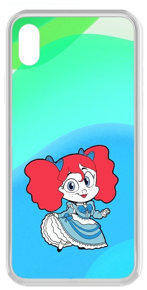 Чехол-накладка / чехол для телефона / Krutoff Clear Case Хаги Ваги - Кукла Поппи для iPhone XR