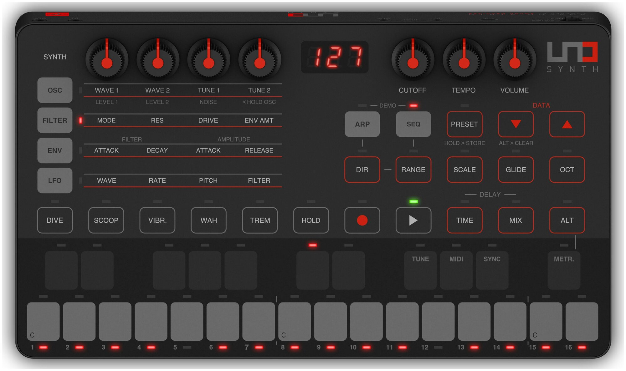 Аналоговый синтезатор IK MULTIMEDIA UNO Synth