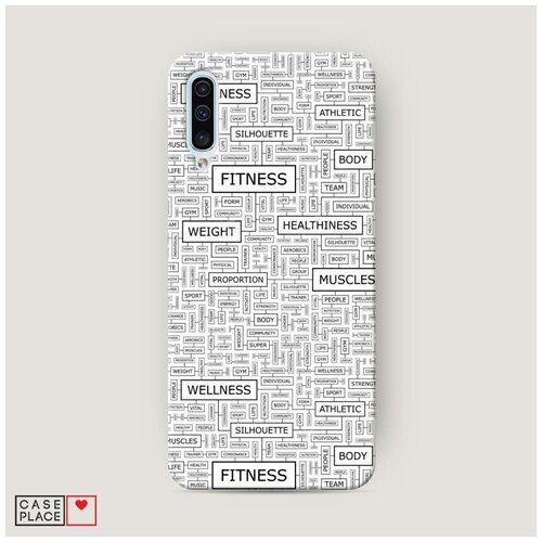 фото Чехол пластиковый samsung galaxy a50 спортивные таблички case place