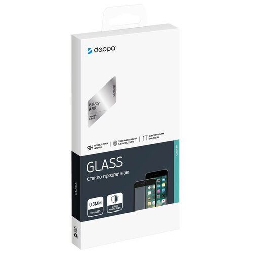 Защитное стекло 3D Full Glue для Samsung Galaxy A80 (2019), 0.3 мм, черная рамка, Deppa 62578 защитное стекло 3d deppa full glue для samsung galaxy a80 2019 0 3 мм черная рамка