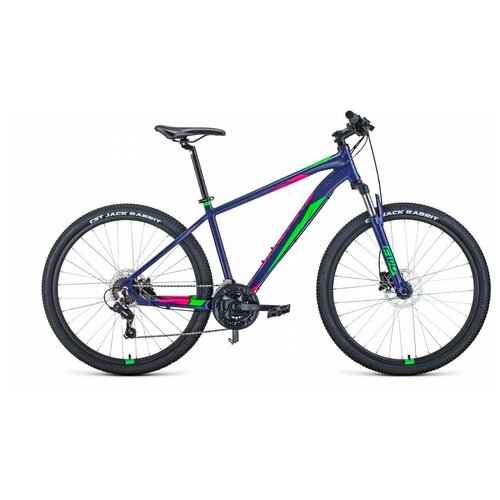 Велосипед FORWARD Apache 275 32 Disc-19-21г фиолетовый-зеленый 2213000₽
