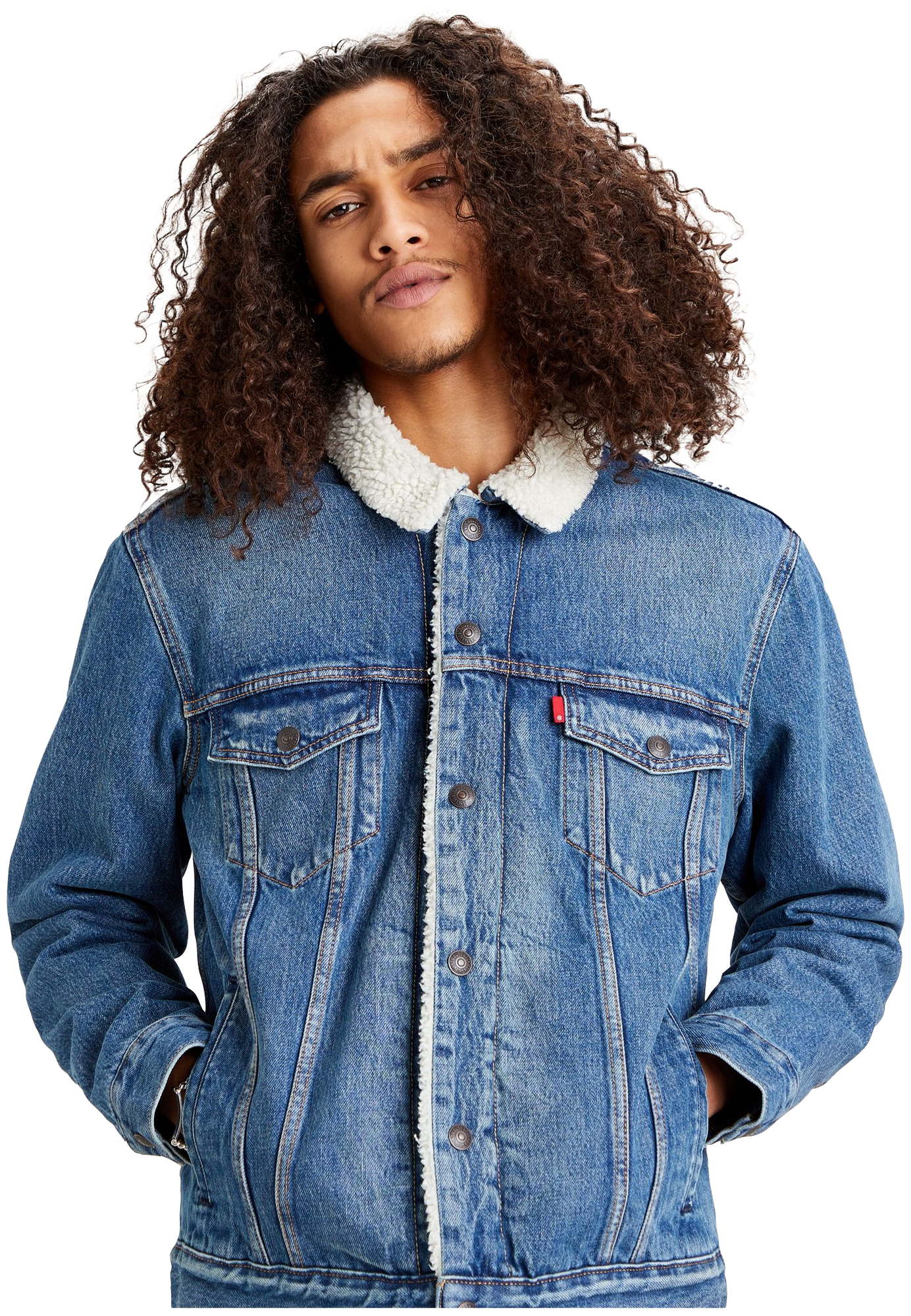 Джинсовая куртка Levi's Type III Sherpa Trucker