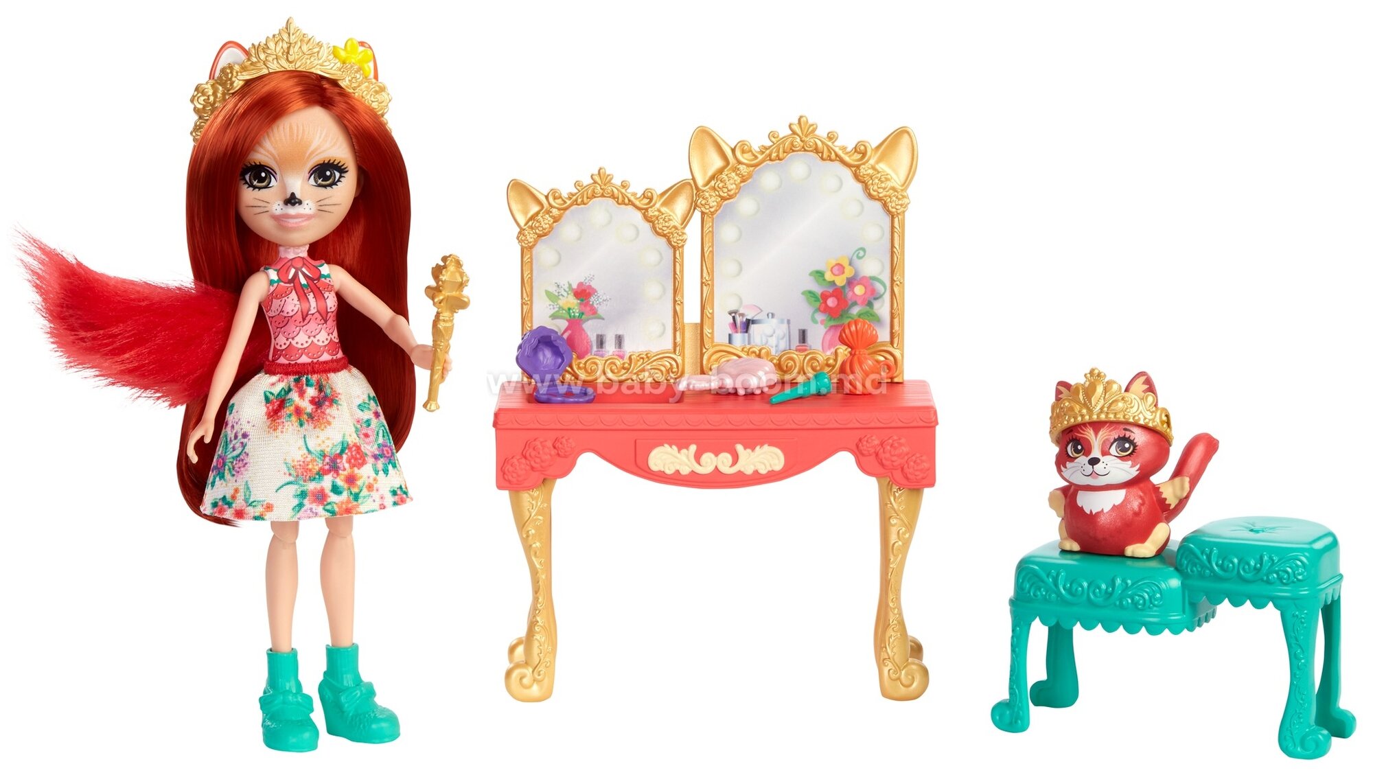 Enchantimals Mattel Сюжетный игровой набор GJX35/GYJ05 Туалетный столик