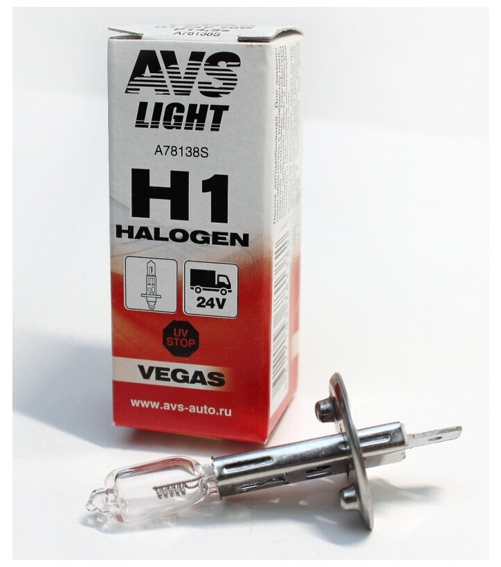 Лампа галогенная AVS Vegas H1.24V.70W (1 шт